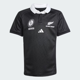 Black Ferns Home Jersey Kids Black JM6969 01 laydown