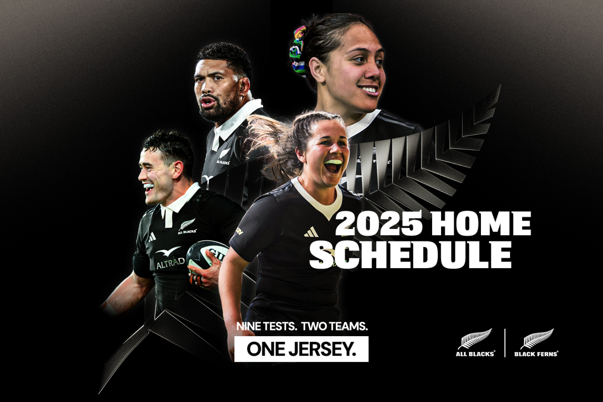 Black Ferns and All Blacks 2025 home Test schedules confirmed