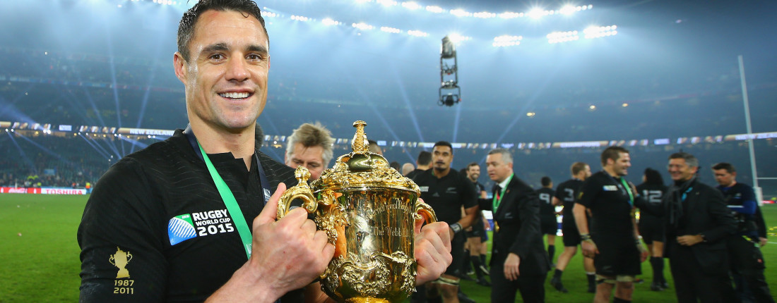 All Blacks' Dan Carter becomes first rugby union player to reach